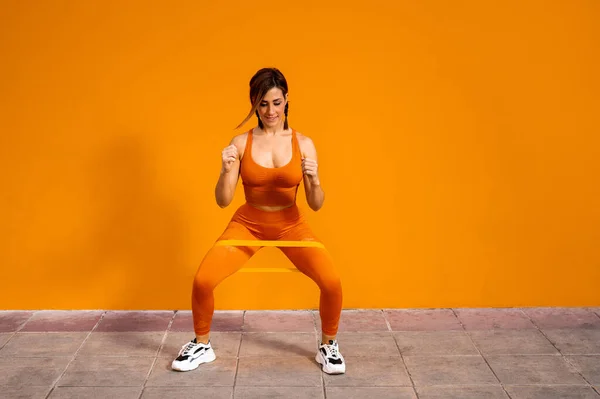 Fitness Sport Gesunder Lebensstil Und Menschen Konzept Junge Frau Sportbekleidung — Stockfoto