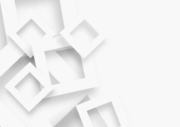 白い抽象的な背景 3Dレンダリング図 — ストック写真