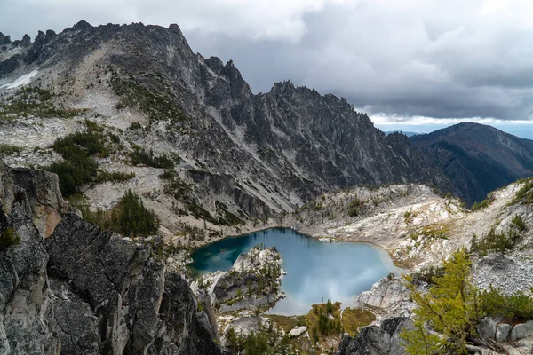 Krásná Krajina Jezera Horách — Stock fotografie