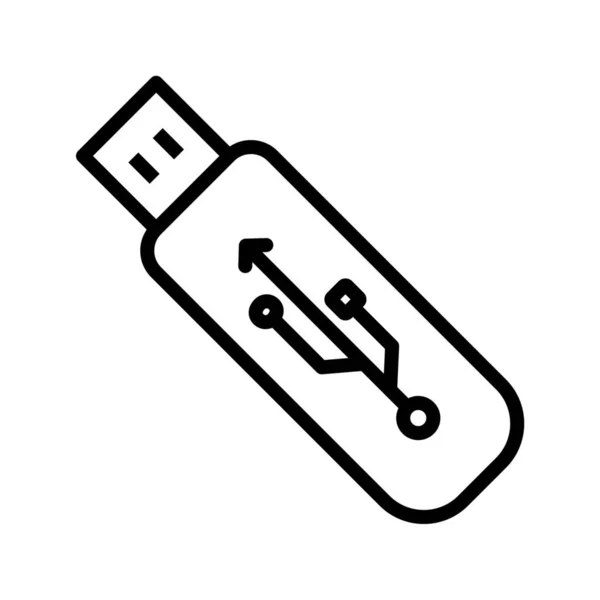 Usb Ícone Plug Símbolo Ilustração — Fotografia de Stock