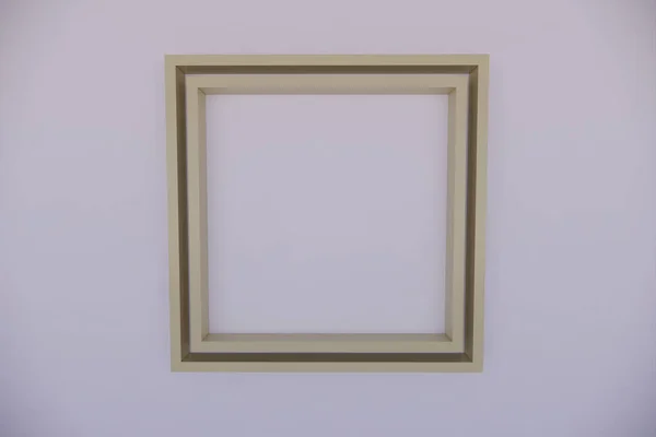 Empty White Frame Wall Background — Stock Photo, Image