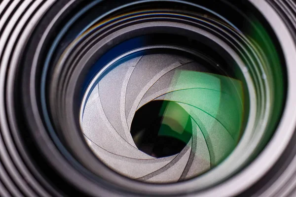 Zbliżenie Obiektywu Kamery — Zdjęcie stockowe