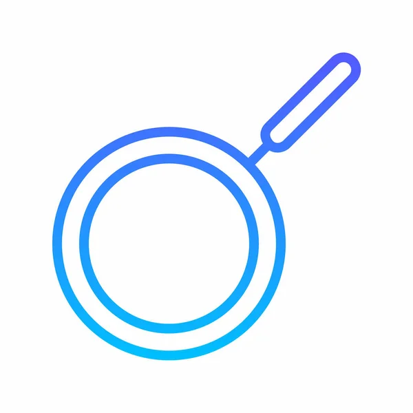 Frying Pan Icon Vector Illustration — Stock Photo, Image