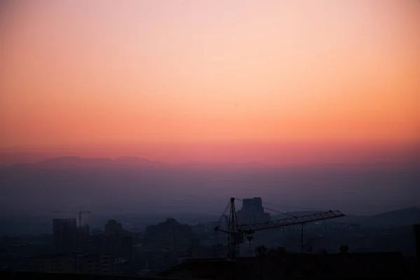 夕阳西下 夕阳西下 — 图库照片