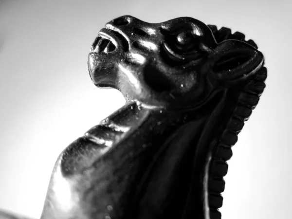 Posąg Lwa Tle — Zdjęcie stockowe