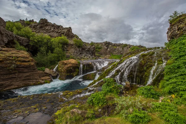 Waterfall Mountains — Stock Photo, Image