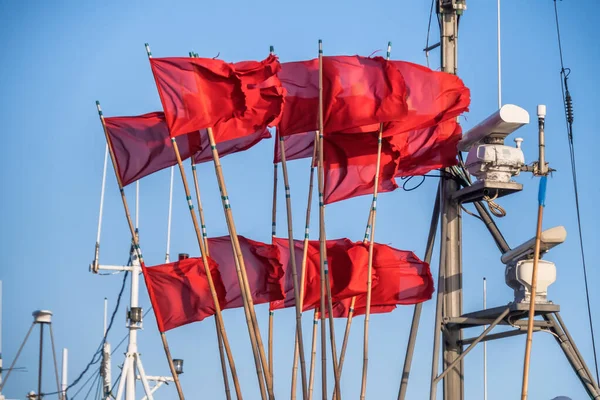 Bandera Roja Blanca Los Países Bajos — Foto de Stock
