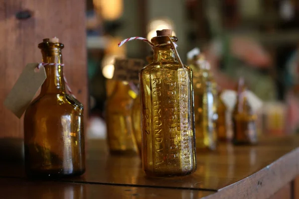 Μπουκάλια Μπύρας Γυάλινη Φιάλη — Φωτογραφία Αρχείου