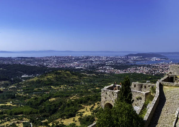 Άποψη Της Παλιάς Πόλης Της Dubrovnik Croatia — Φωτογραφία Αρχείου