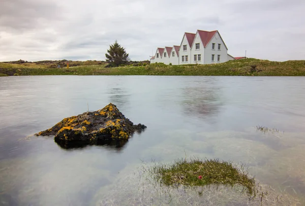 Pohled Krásnou Pláž Islandu — Stock fotografie