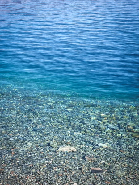 Air Laut Dengan Langit Biru — Stok Foto