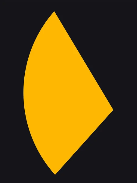 Іконка Олії Стиль Плоский Символ Жовтий Колір Округлі Кути Чорний — стокове фото