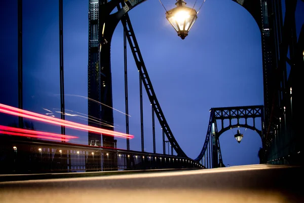 Brug Rivier Stad Riga Latvia — Stockfoto