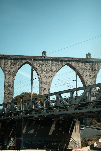 Över Bron Staden — Stockfoto