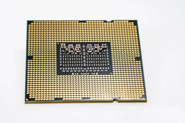 Computer Processor Cpu Electronic Components — Stock Photo, Image