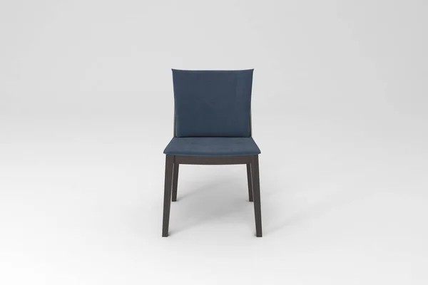 古典的な椅子だ 白を基調とした現代的な快適なアームチェア — ストック写真