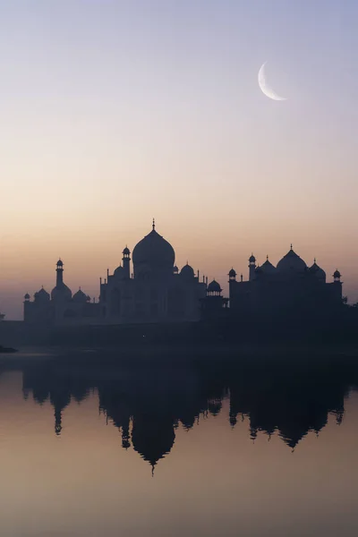 Taj Mahal Agra Ινδία Ασία Αρχιτεκτονική Μνημείο Πόλη Θέα Της — Φωτογραφία Αρχείου