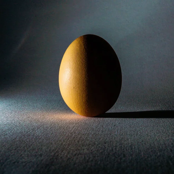 Egg Black Background — Stock Photo, Image