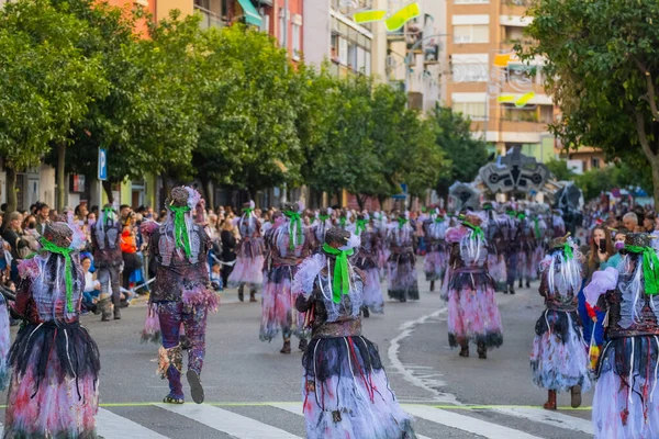 Karnevalen Den Årliga Festivalparaden Staden — Stockfoto