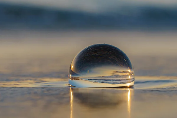 Краплі Води Пляжі — стокове фото