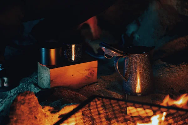 Sıcak Bir Fincan Kahve — Stok fotoğraf