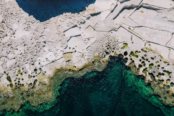 Deniz Kıyısının Havadan Görünüşü — Stok fotoğraf