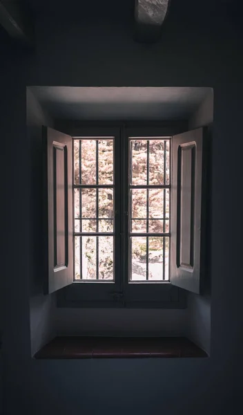 Pohled Místnost Okny — Stock fotografie