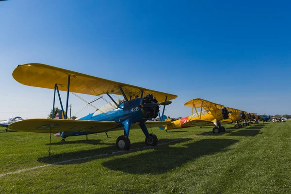 Avião Céu — Fotografia de Stock