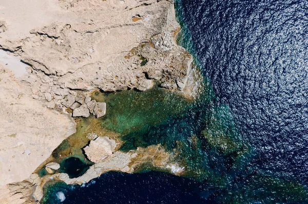 Vista Aérea Costa Del Mar — Foto de Stock