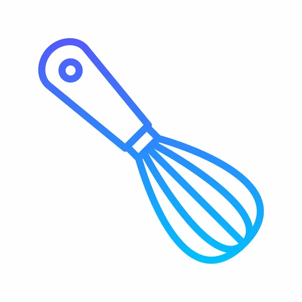 Vector Illustration Kitchen Whisk Icon — Stock Photo, Image