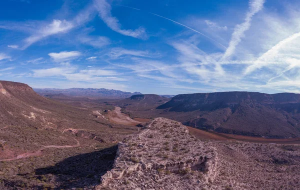 Όμορφο Τοπίο Της Ερήμου Negev Στο Βόρειο Israel — Φωτογραφία Αρχείου