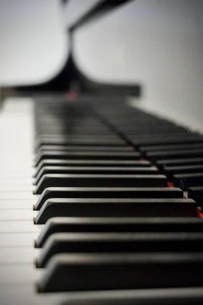 Close Piano Keys — Stock Photo, Image