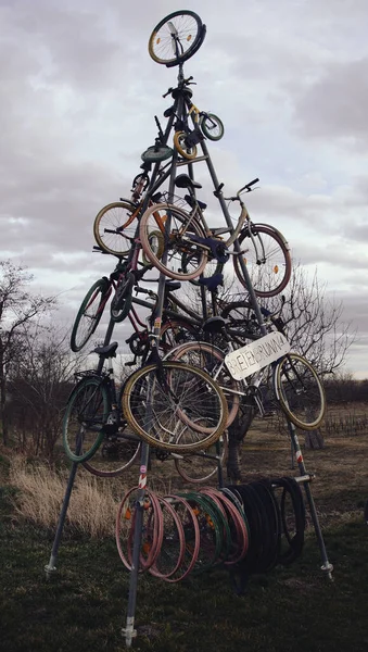 Велосипеди Парку — стокове фото