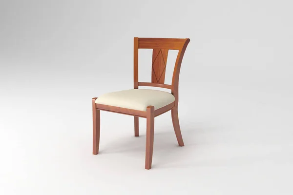 Moderner Stuhl Auf Weißem Hintergrund — Stockfoto