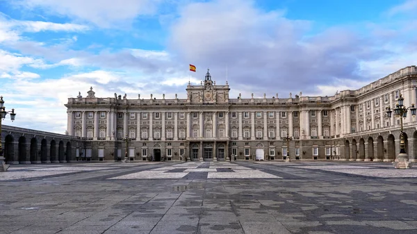 Βασιλικό Παλάτι Της Μαδρίτης Ισπανία — Φωτογραφία Αρχείου