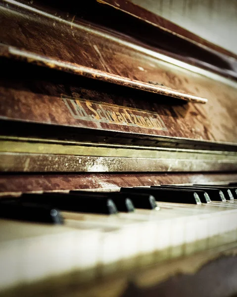 Close Piano Keys — Stock Photo, Image