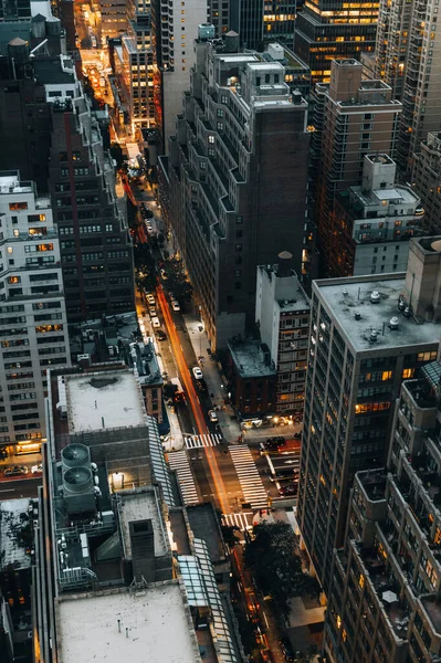 Вид Повітря Місто — стокове фото