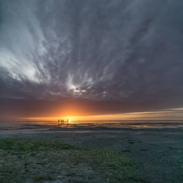 Sonnenuntergang Über Dem Meer — Stockfoto