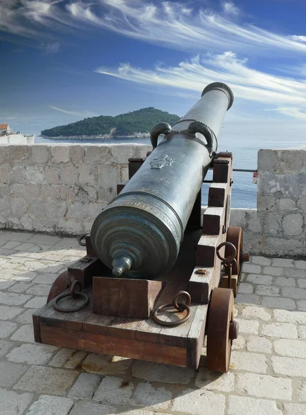 Oud Kanon Stad Van Het Fort — Stockfoto