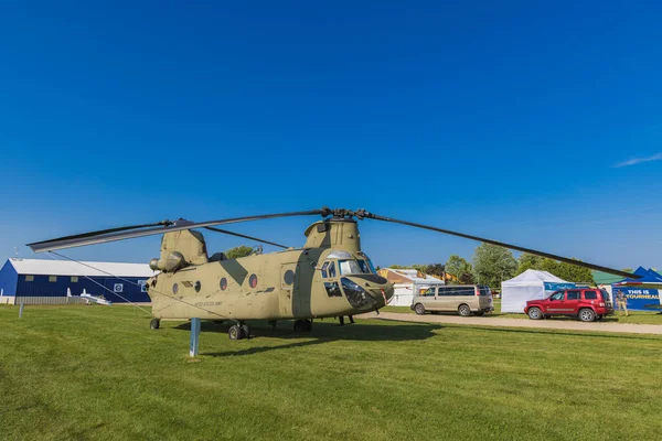 Helicóptero Militar Céu — Fotografia de Stock
