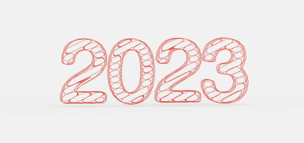 Gelukkig Nieuwjaar 2023 Tekst Nummer — Stockfoto