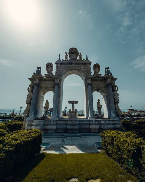 Estatua Ciudad Del Monumento Más Famoso Centro Capital Del Estado — Foto de Stock