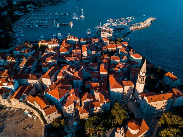 Aerial View Old Town — Stock Photo, Image