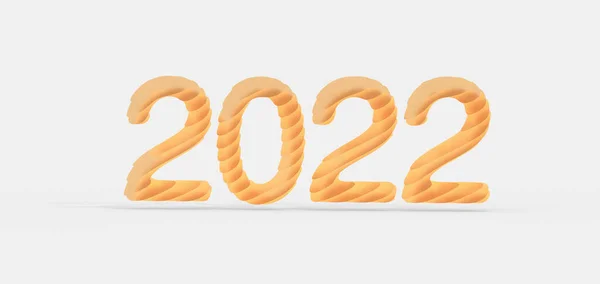 2022年の新年のテキスト番号 — ストック写真