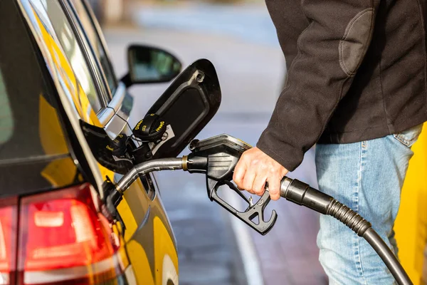 Fuel Refueling Gasoline Car Charging Station — Stock Photo, Image