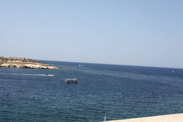 Deniz Manzarası Akdeniz Kıyıları — Stok fotoğraf
