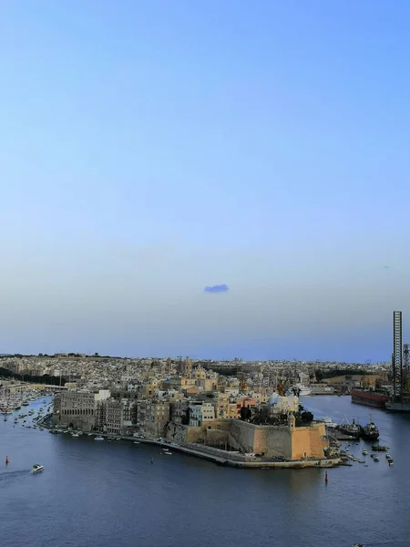 Vista Ciudad Del Mar Mediterráneo Norte Israel — Foto de Stock