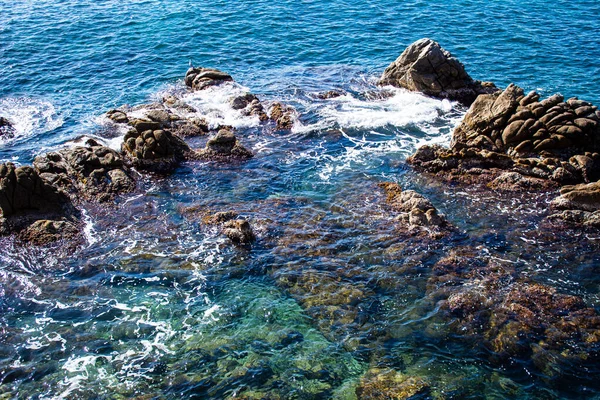 Bella Costa Del Mare Nel Nord Israele — Foto Stock