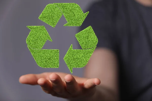 Concepto Reciclado Ecología Medio Ambiente — Foto de Stock