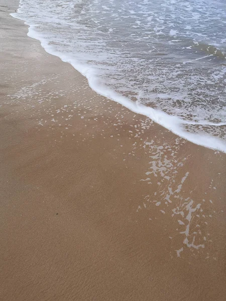 Όμορφα Κύματα Στη Θάλασσα Στην Παραλία — Φωτογραφία Αρχείου